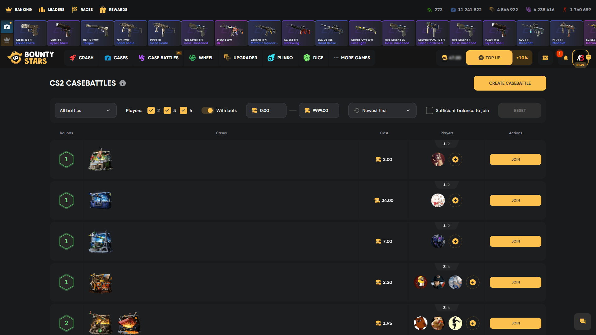 Bounty Stars Case Battle ScreenShot