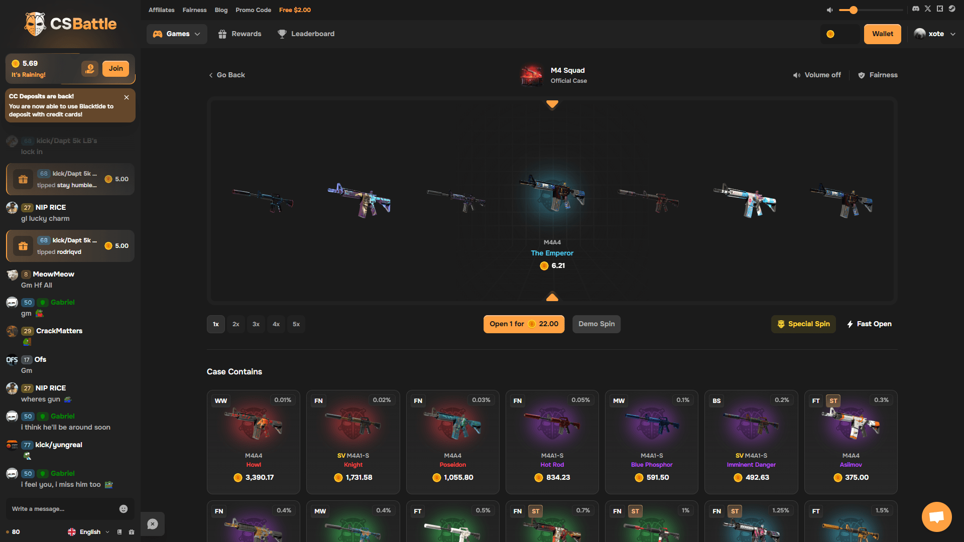 CSBattle Case Opening ScreenShot