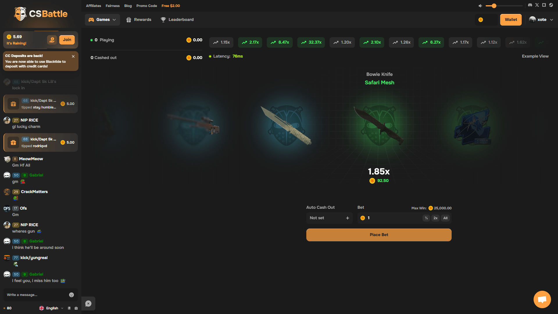 CSBattle Crash ScreenShot