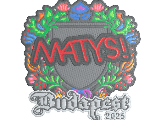 MATYS (Embroidered) | Budapest 2025