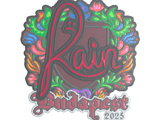 rain (Embroidered) | Budapest 2025