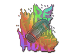 Sticker | Fire in the Hole (Holo)