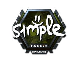 s1mple (Foil) | London 2018
