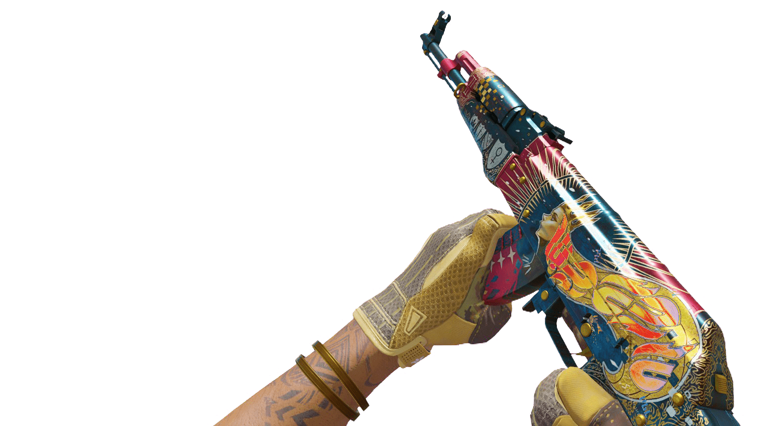 AK-47 | The Empress Holo Hair ScreenShot 3